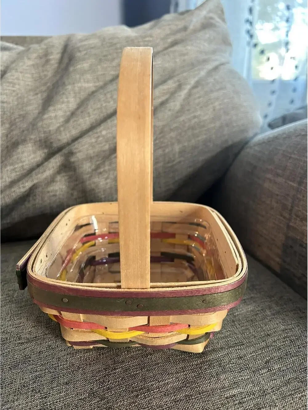 Longaberger Small Easter Basket 1998 Edition With Protector